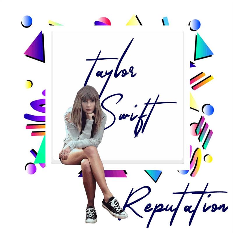Album cover redesign, reputation era